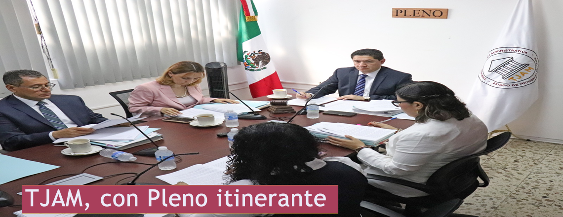 TJAM, con Pleno Itinerante